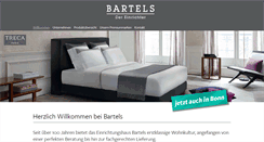Desktop Screenshot of bartels-einrichtungshaus.de